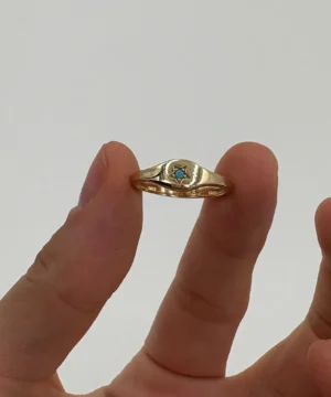 14 AYAR EKLEM YÜZÜĞÜ 1.77 GR - Görsel 2