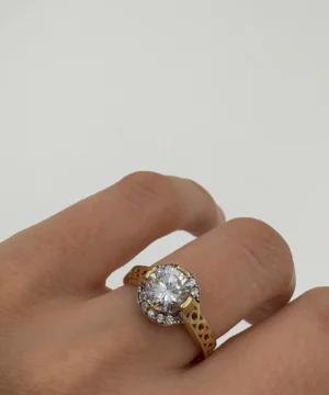 14 AYAR BAGET VANCLEEF YÜZÜK 1.88 GR - Görsel 1