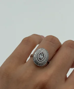 14 AYAR BAGET YÜZÜK 2.91 GR - Görsel 1