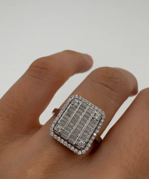 14 AYAR BAGET YÜZÜK 2.60 GR - Görsel 1