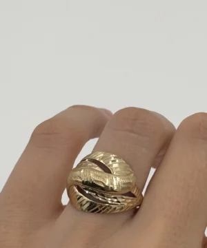 14 AYAR FANTAZİ YÜZÜK 3.55 GR - Görsel 2