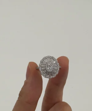 14 AYAR BAGET YÜZÜK 2.87 GR - Görsel 1