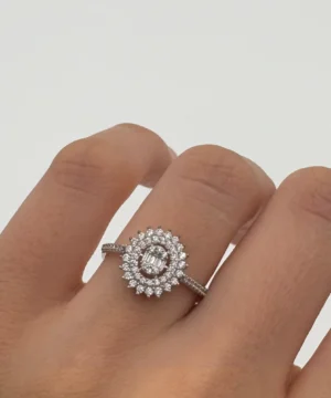 14 AYAR BAGET YÜZÜK 1.93 GR - Görsel 1