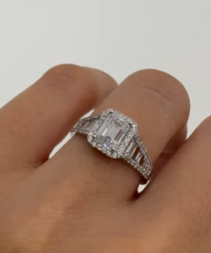 14 AYAR BAGET YÜZÜK 2.47 GR - Görsel 1