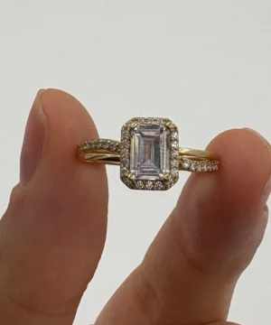 14 AYAR BAGET YÜZÜK 2.13 GR - Görsel 1