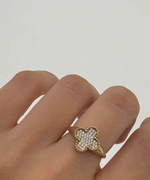 14 AYAR BAGET VANCLEEF YÜZÜK 1.88 GR - Görsel 2