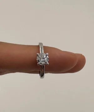 14 AYAR TEKTAŞ YÜZÜK 2.35 GR - Görsel 2