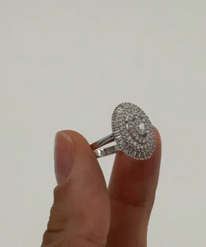 14 AYAR BAGET YÜZÜK 2.91 GR - Görsel 2