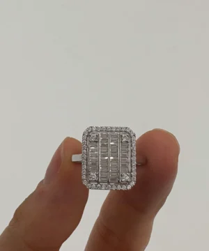 14 AYAR BAGET YÜZÜK 2.60 GR - Görsel 2