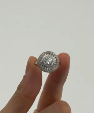 14 AYAR BAGET YÜZÜK 2.96 GR - Görsel 2