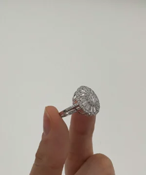 14 AYAR BAGET YÜZÜK 3.29 GR - Görsel 2