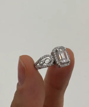 14 AYAR BAGET YÜZÜK 2.26 GR - Görsel 2