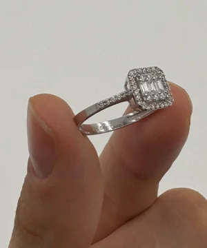 14 AYAR BAGET YÜZÜK 1.74 GR - Görsel 2