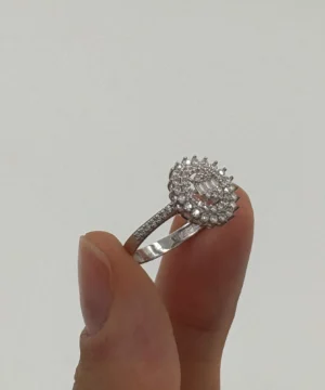 14 AYAR BAGET YÜZÜK 1.93 GR - Görsel 2