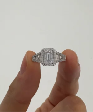 14 AYAR BAGET YÜZÜK 2.47 GR - Görsel 2