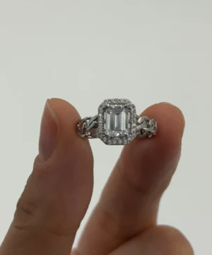 14 AYAR BAGET YÜZÜK 2.33 GR - Görsel 2