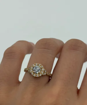 14 AYAR BAGET YÜZÜK 2.13 GR - Görsel 2