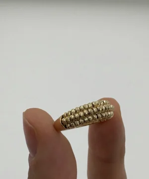 14 AYAR DORİKA TOPLU YÜZÜK 3.38 GR - Görsel 3