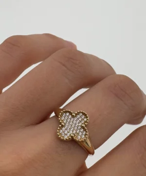 14 AYAR BAGET VANCLEEF YÜZÜK 1.88 GR - Görsel 3