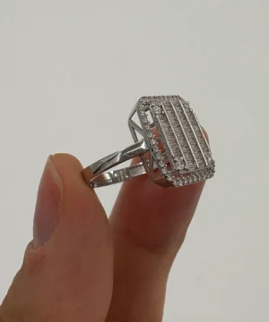 14 AYAR BAGET YÜZÜK 2.60 GR - Görsel 3