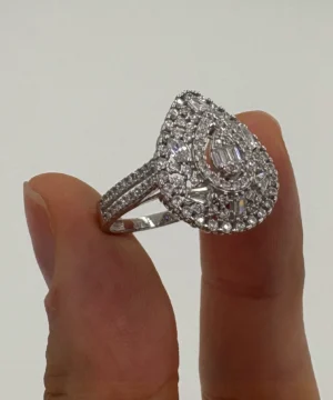 14 AYAR BAGET YÜZÜK 3.73 GR - Görsel 3