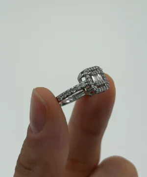 14 AYAR BAGET YÜZÜK 2.87 GR - Görsel 3