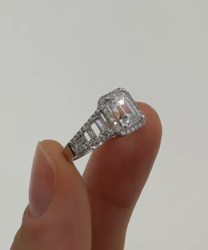 14 AYAR BAGET YÜZÜK 2.47 GR - Görsel 3