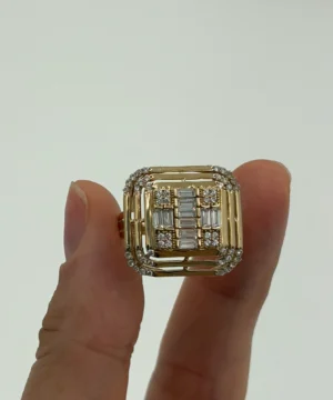 14 AYAR BAGET YÜZÜK 3.97 GR - Görsel 3