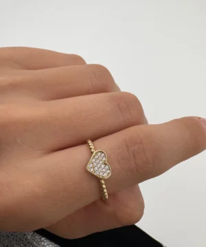 14 AYAR EKLEM YÜZÜĞÜ 1.96 GR - Görsel 3