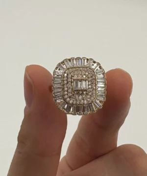 14 AYAR BAGET YÜZÜK 3.47 GR - Görsel 3