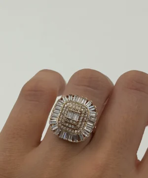 14 AYAR BAGET YÜZÜK 2.52 GR - Görsel 3