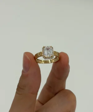 14 AYAR BAGET YÜZÜK 2.94 GR - Görsel 3