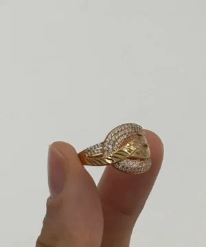 14 AYAR FANTAZİ YÜZÜK 2.85 GR - Görsel 3