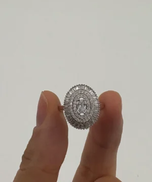 14 AYAR BAGET YÜZÜK 2.60 GR - Görsel 4