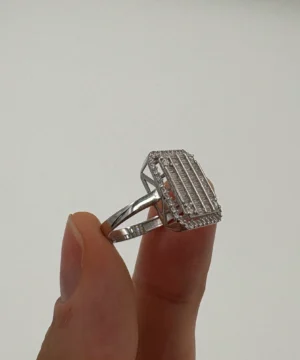 14 AYAR BAGET YÜZÜK 3.73 GR - Görsel 4