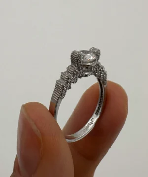 14 AYAR BAGET YÜZÜK 3.48 GR - Görsel 4