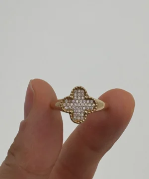 14 AYAR BAGET VANCLEEF YÜZÜK 1.88 GR - Görsel 4