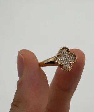 14 AYAR BAGET VANCLEEF YÜZÜK 1.88 GR - Görsel 5